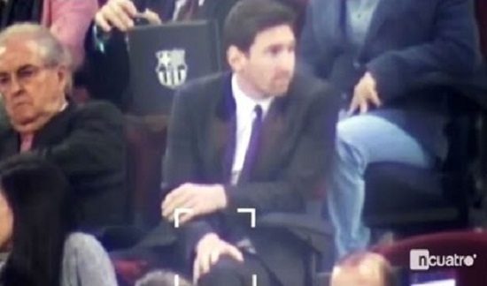 فيديو: معاناة ميسي من الإصابة أثناء مباراة برشلونة و ايبار