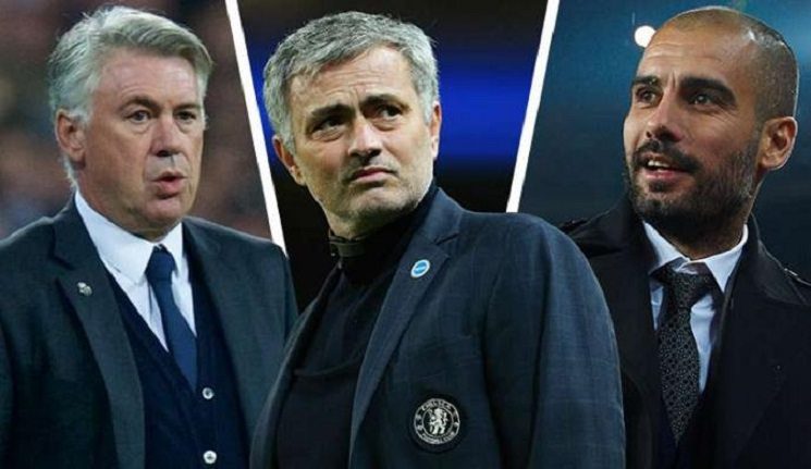 غوارديولا - مورينيو - انشيلوتي