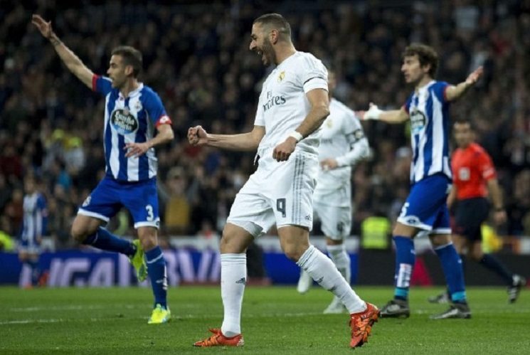 بنزيما - ديبورتيفو لاكورونا - ريال مدريد