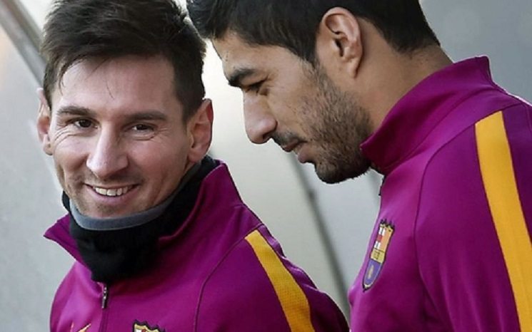 ميسي و سواريز