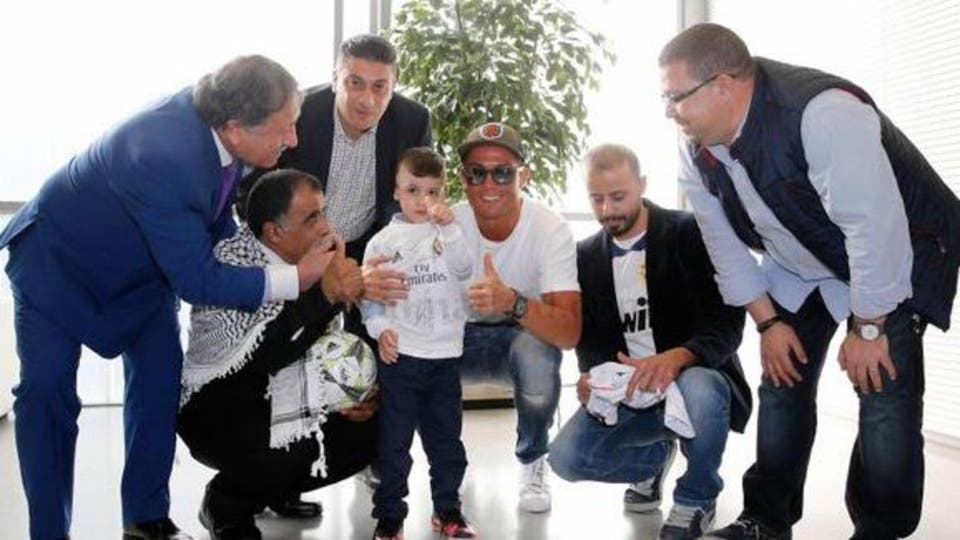 ريال مدريد يحقق حلم طفل فلسطيني