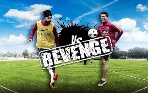 فيديو: جيرارد بيكيه يتحدى سواريز خلال تدريبات برشلونة