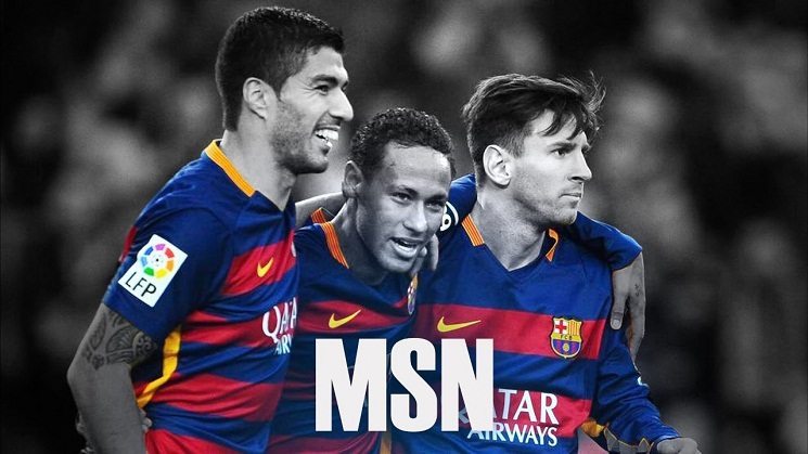 يقدم ثلاثي هجوم نادي برشلونة الاسباني الملقب بالـ MSN مستويات متميزة مع الب...