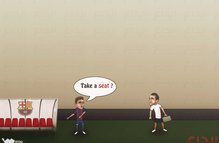 كاريكاتير بالجول: هكذا تمت صفقة منير الحدادي و باكو ألكاسير