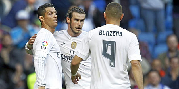 Cristiano Ronaldo, Bale and Benzema