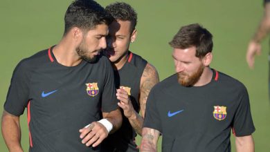 نيمار و سواريز مع برشلونة
