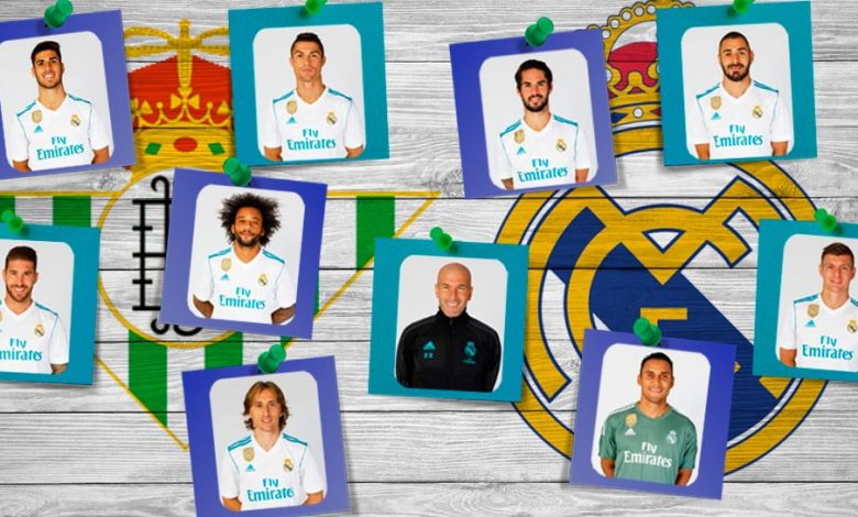 بالدرجات .. تقييم لاعبي ريال مدريد أمام بيتيس