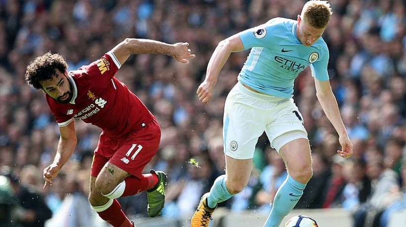 دي بروين ومحمد صلاح