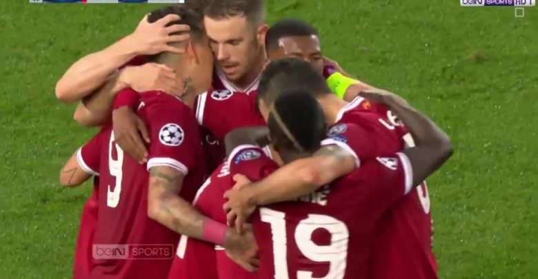 فرحة لاعبي ليفربول