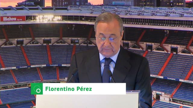 رئيس ريال مدريد فلورنتينو بيريز
