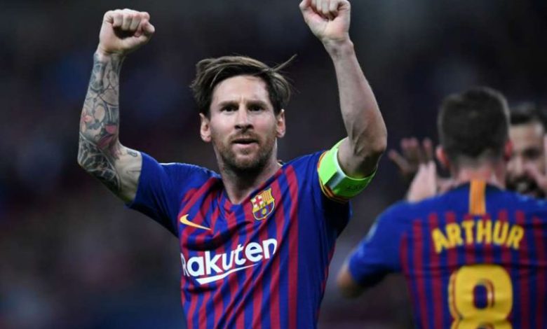 نجم برشلونة ليونيل ميسي