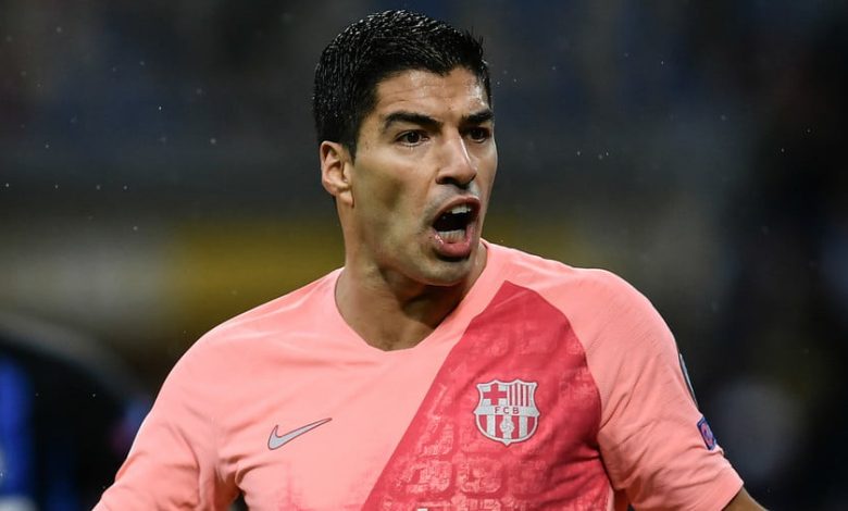 مهاجم برشلونة لويس سواريز
