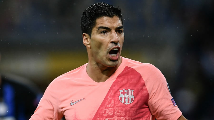 مهاجم برشلونة لويس سواريز
