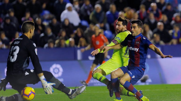 برشلونة و ليفانتي