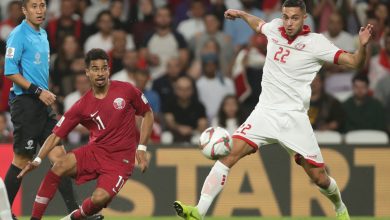 مباراة قطر ولبنان