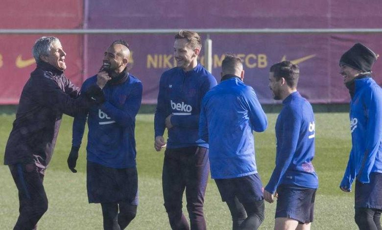 تدريبات برشلونة