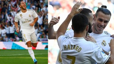 ادين هازارد مع نجوم ريال مدريد