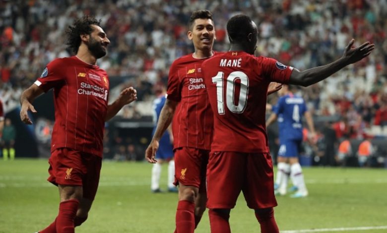 ماني وصلاح وفيرمينو