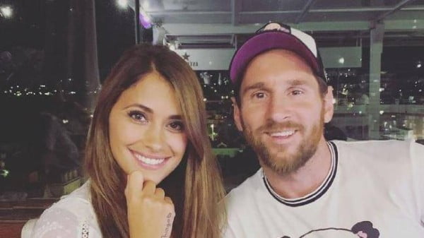 Messi and his wife Antonella Roccuzzo
