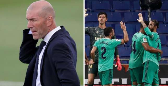 زيدان ولاعبي ريال مدريد