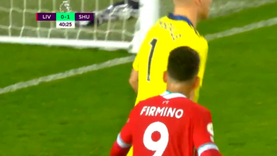 هدف فيرمينو في مرمى شيفيلد يونايتد 1-1 الدوري الانجليزي