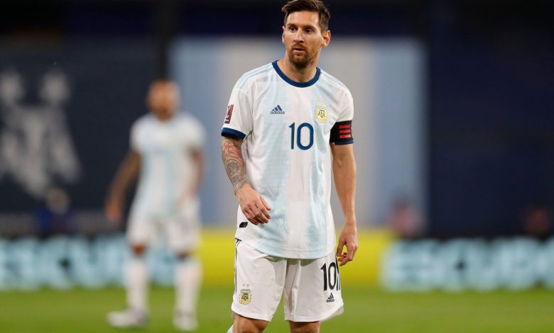 ليونيل ميسي مع منتخب الأرجنتين