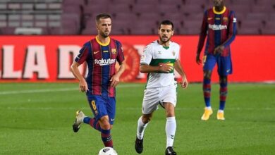 برشلونة والتشي