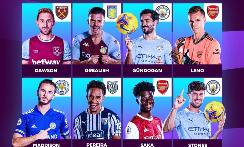 قائمة لاعب الشهر