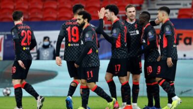 لاعبي فريق ليفربول