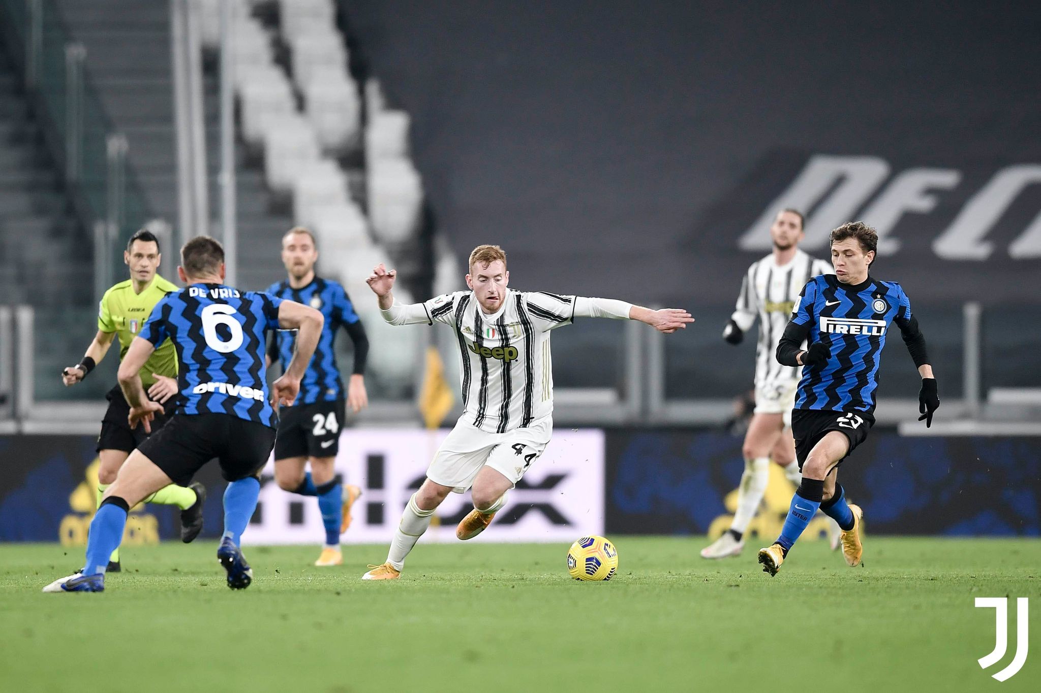 لاعبي يوفنتوس وإنتر ميلان