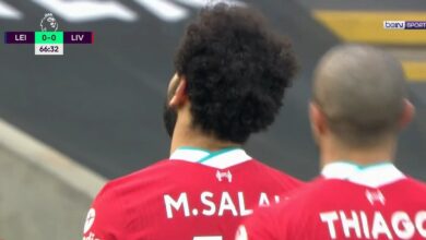 هدف محمد صلاح في مرمى ليستر سيتي 1-0 الدوري الانجليزي
