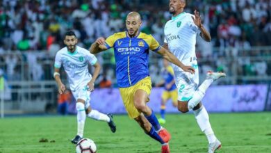 مباراة الاهلي والنصر