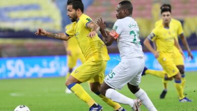 مباراة الاهلي والنصر