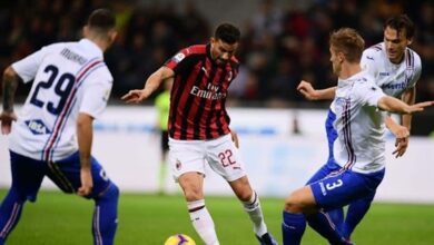 ميلان وسامبدوريا