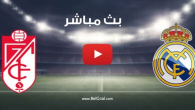 بث مباشر مباراة ريال مدريد وغرناطة