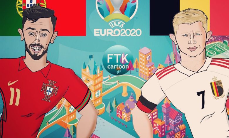 كاريكاتير | مباراة بلجيكا والبرتغال في يورو 2020