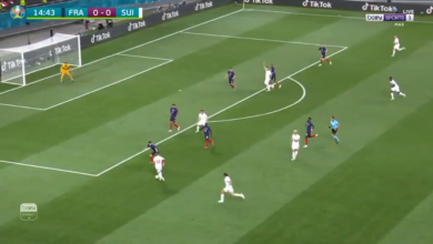 هدف سويسرا الاول في مرمى فرنسا 1-0 يورو 2020