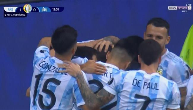 اهداف مباراة الأرجنتين والاوروجواي 1-0 كوبا أمريكا