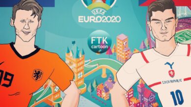 كاريكاتير | مباراة هولندا والتشيك في يورو 2020
