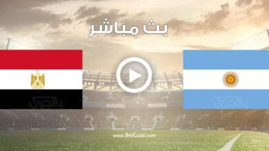 مشاهدة مباراة مصر والأرجنتين