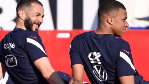 مبابي يتحدث عن الانسجام مع بنزيما