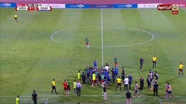 مباراة الوحدات 1-2 الرمثا