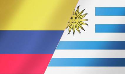 Uruguay and Colombia