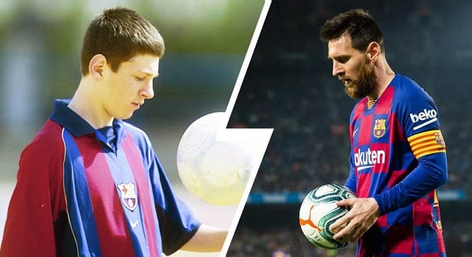 تاريخ ميسي في برشلونة