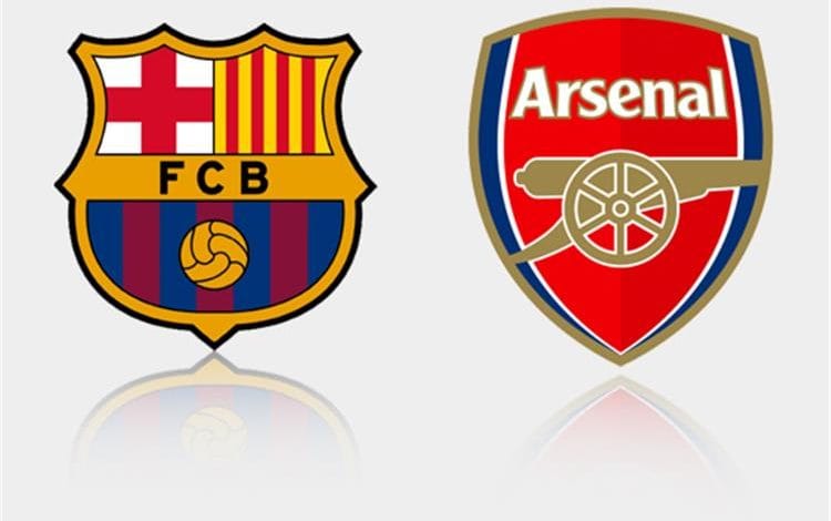 ارسنال وبرشلونة