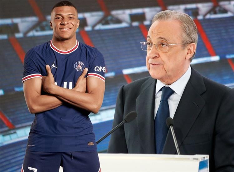 مبابي يتلقي مكالمة من بيريز لحسم مصير اللاعب-فلورنتينو بيريز _ كيليان مبابي