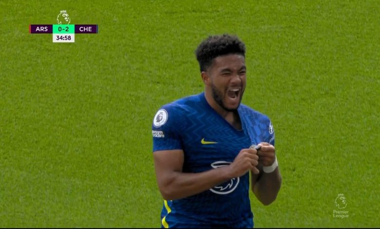 هدف تشيلسي الثاني ضد ارسنال 2-0 الدوري الانجليزي