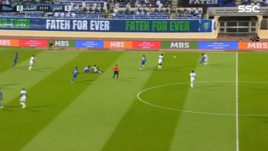 هدف الفتح الاول ضد الشباب 1-0 الدوري السعودي