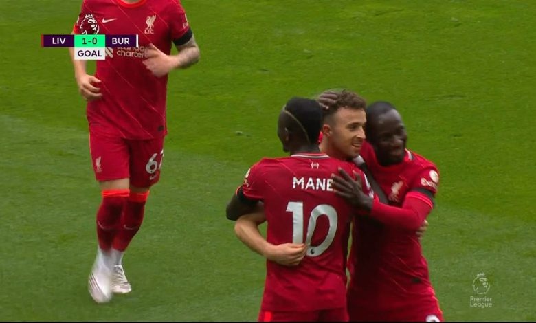 ملخص مباراة ليفربول ضد بيرنلي في الدوري الانجليزي