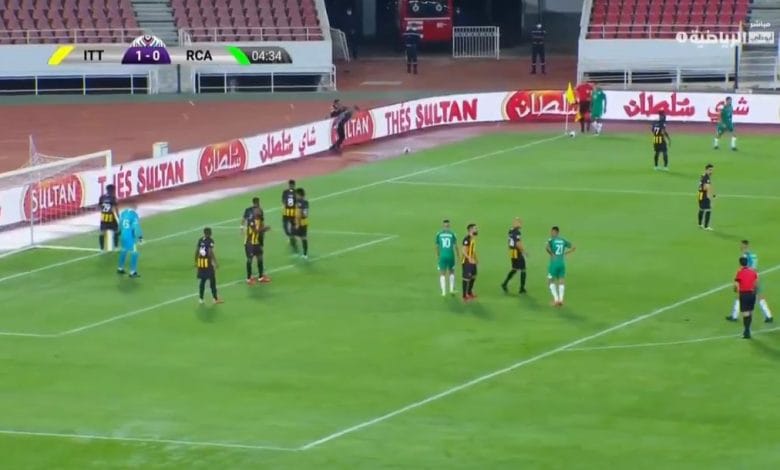 هدف الرجاء الاول ضد الاتحاد 1-1 البطولة العربية